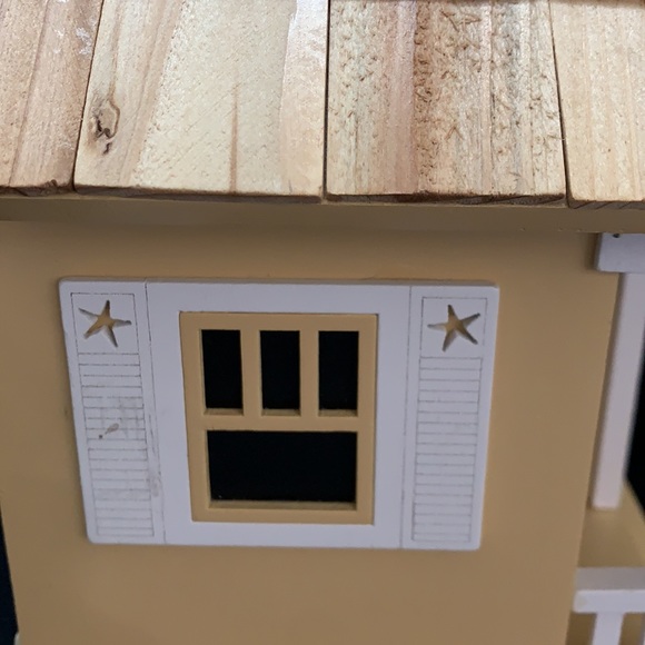 Home Bazaar Vctorian Cottage Yellow Bird House - Picture 7 of 16